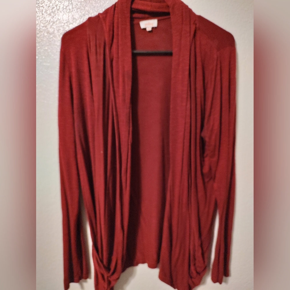 Maroon Red Cardigan